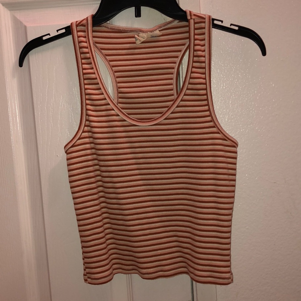 Striped crop top